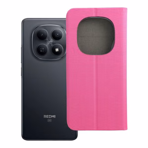 SENSITIVE grāmatiņas maciņš XIAOMI Redmi Note 15 PRO PLUS 5G rozā