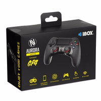 iBox IGP4 Gaming Controller melns Bluetooth Gamepad Analogue / Digital Android, PC, PlayStation 4, iOS