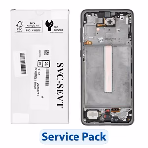 ServicePack LCD дисплей SAMSUNG A33 5G A336B GH82-28143A черный