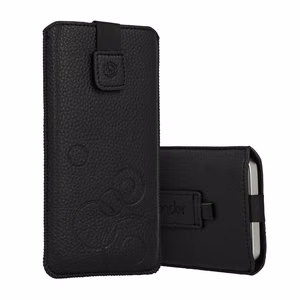 WONDER Deko viedtālruņa apvalks (Izmērs XXL) Samsung S25 Ultra/S24 Ultra/M35/M23/A16 5G/Xiaomi Redmi 14C melns