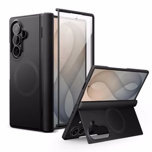 Tech-Protect Kevlar Aura vāciņš modelim Samsung Galaxy Z Fold 8 Ultra, saderīgs ar MagSafe – melns