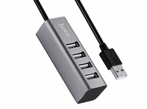 USB koncentratora līnija Hoco HB1 ar 4 pieslēgvietām