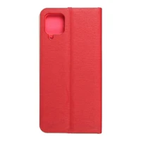 LUNA Book Gold viedtālruņa apvalks SAMSUNG A12 / M12 sarkans