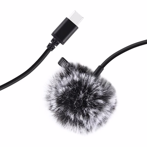 Puluz PU425 петличный микрофон с клипсой 1.5m USB-C