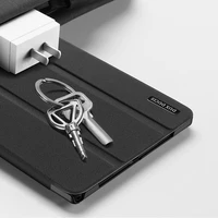 Dux Ducis Domo salokāms planšetdatora apvalks ar gudro miega funkciju un statīvu Samsung Galaxy Tab A8 10.5'' 2021 melns