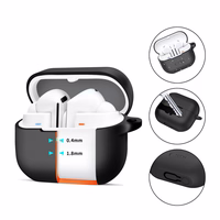 Tech-Protect silikona āķa apvalks Samsung Galaxy Buds 3 / 3 Pro - melns