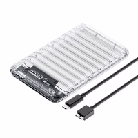 Orico 2139U3-V1 2.5" HDD/SSD USB Micro-B 5Gb/s disku ierīce - caurspīdīga