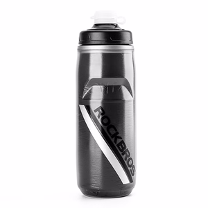 Rockbros 620 ml termopudele velosipēdam, bez BPA, melna ar krāsu pāreju