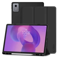 TechProtect SmartCase Pen macins priekš Lenovo Idea Tab Plus 12.1 TB-361 - Melns