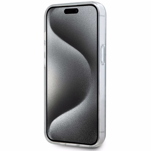 DKNY IML Mono un svītras Magnētiskais viedtālruņa apvalks iPhone 15 / 14 / 13 - melna