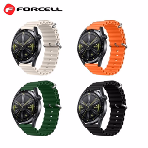 FORCELL F-DESIGN FS01 siksniņa SAMSUNG Watch 20 mm melns