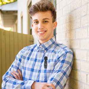 Mikrofons Hoco L15 Lightning melns