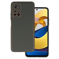 TEL PROTECT Luxury viedtālruņa apvalks Xiaomi Redmi Note 11 5G/Note 11S 5G/Poco M4 Pro 5G grafīts