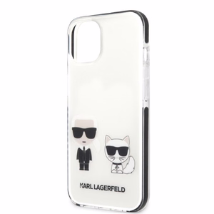 Karl Lagerfeld KLHCP13STPEKCW Viedtālruņa apvalks iPhone 13 mini 5.4" - balts (m)