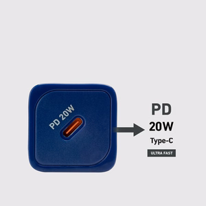SBS TETRGAN1C20B 20W GaN Зарядное устройство с Power Delivery - синий