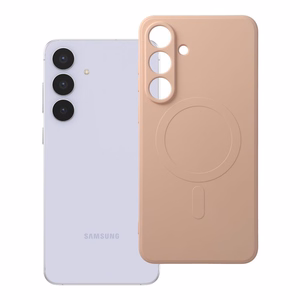 SILICONE MAG APVALKS saderīgs ar MagSafe SAMSUNG S25 FE rozā