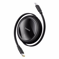 USB kabelis Baseus Free2Pull USB-C uz iP 20W 1m (melns)