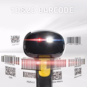 Qoltec 50856 bezvadu 1D/2D svītrkodu skeneris, 2,4 GHz