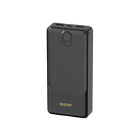 Portatīvais lādētājs Dudao K10 10000mAh 2.4A 2 x USB-A - melna