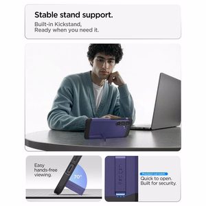 Spigen Tough Armor Mag MagSafe maciņš Samsung Galaxy S26 - violets