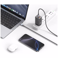 Kabelis USAMS Huan Series SJ752 60W USB-C uz USB-C 1,2 m titāna