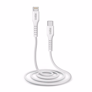 SBS TECABLELIGTC1W USB-C - Lightning Cable MFi Certified, 1m - White