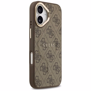 GUESS apvalks IPHONE 17 saderīgs ar MagSafe GUHMP17SP4MSEGCW (PU 4G ar klasisko) brūns