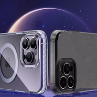 Kingxbar PQY Ice Crystal Series magnētiskais viedtālruņa apvalks iPhone 14 MagSafe sudraba