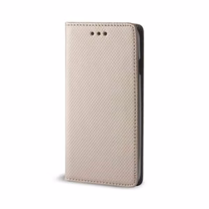 Vieds magnēta futrālis Samsung Galaxy A20e (SM-A202F) zelta krāsā