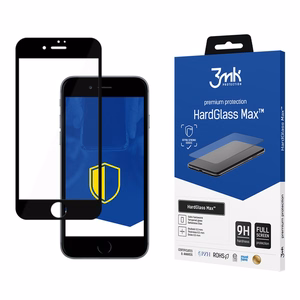 9H 3mk HardGlass Max™ aizsargstikls iPhone 8