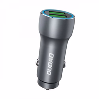 Automašīnas Lādētājs Dudao "R4+" Pelēks 18W (3xQC3.0)