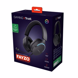 Trust GXT 490 FAYZO uz ausīm 7.1 USB spēļu austiņas