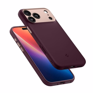 Spigen Nano Pop Mag MagSafe apvalks iPhone 17 Pro viedtālrunim – bordo krāsas