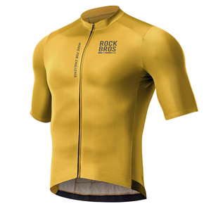 Rockbros 15120014024 ROAD TO SKY men's cycling jersey short sleeve M - yellow