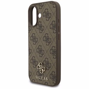 GUESS viedtālruņa apvalks IPHONE 17, saderīgs ar MagSafe GUHMP17SP4SM4MW (PU 4G Small 4G un Classic), brūns