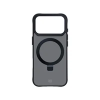 3mk Smoke magnētiskais viedtālruņa apvalks ar statīvu iPhone 17 Pro - melns