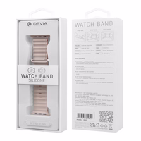 Devia siksniņa Deluxe Sport6 priekš Apple Watch 38mm/ 40mm/ 41mm/ 42mm melna oranža