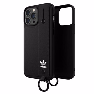 Adidas OR apvalks ar rokas siksniņu iPhone 13 Pro Max 6.7" melns/melns 47139