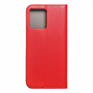 SMART CASE grāmatas tipa viedtālruņa apvalks MOTOROLA G84 sarkans