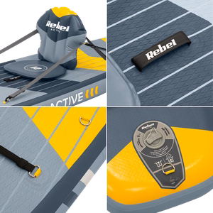 REBEL ACTIVE PRO Touring SUP dēļa komplekts, 381 x 81 x 15 cm