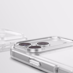 AmazingThing Minimal triecienizturīgs maciņš 3 objektīviem modelim iPhone 18 Pro Max – krāsa: caurspīdīga