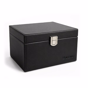 Wozinsky WPB-R16 RFID signālu bloķējoša kārba bezatslēgas sistēmu atslēgām ar nodalījumiem, 16x12x9 cm, melna