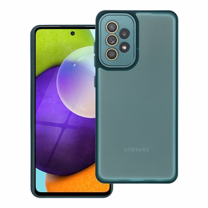 VARIETE Viedtālruņa apvalks SAMSUNG A52 5G / A52 LTE (4G) / A52s 5G tumši zaļš