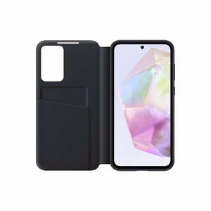 Samsung Gudrais atveramais viedtālruņa apvalks EF-ZA356CBEGWW Samsung Galaxy A35 - melns