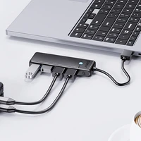 Orico PAPW4A-C3 USB-A Hub dokstacija 4x USB-A 3.0 - melna