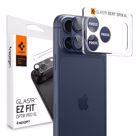 Spigen Optik Pro XL kameras objektiva stikls priekš iPhone 17 Pro - Tumši zils