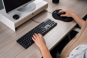 Savio KB-01 tastatūra mājai/birojam USB QWERTY US English melna
