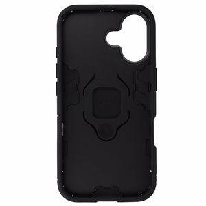 Viedtālruņa apvalks Ring Armor iPhone 16 Plus melns