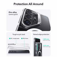 ESR Classic Hybrid Kickstand MagSafe futrālis Samsung Galaxy S26 Ultra - caurspīdīgs