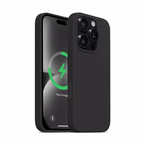 Crong Color Cover Magnetic MagSafe vāciņš ierīcei iPhone 16 Pro Max, melns